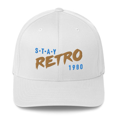 Stay Retro (White/Gold) | Flexfit