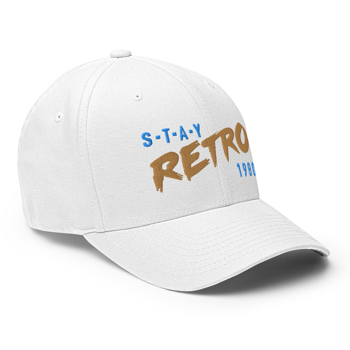 Stay Retro (White/Gold) | Flexfit
